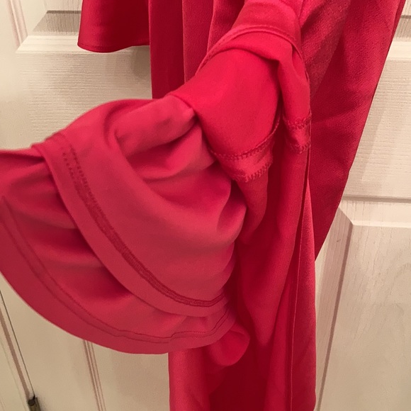 LAUNDRY by Shelli Segal Fuschia One Shoulder Women Cocktail Dress Sz10 NWT - Picture 5 of 5